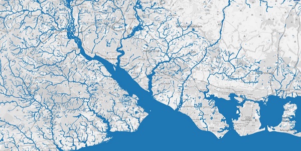 Solent blue infrastructure network